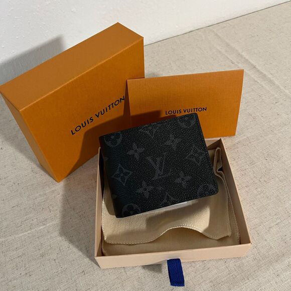 Louis Vuitton Monogram Eclipse Bifold Wallet – Brand New w/ Box & Dust Bag - Picture 2 of 4
